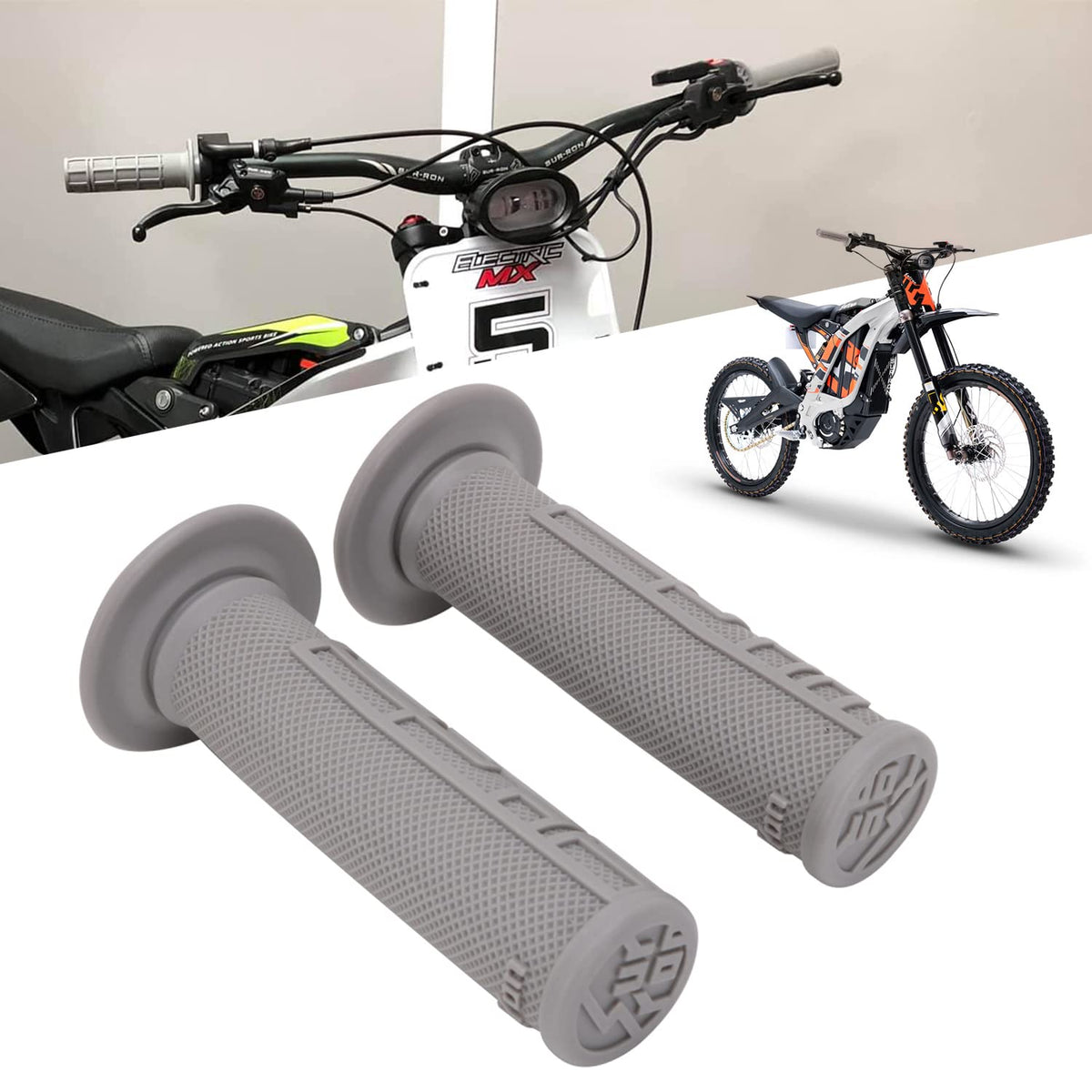 Gray Handlebar Grips O95613