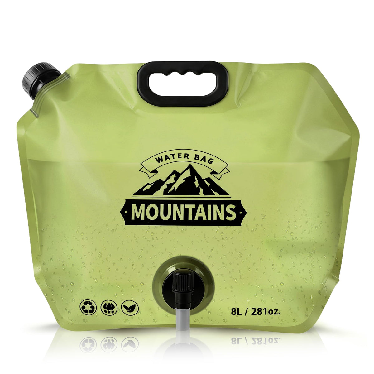 Collapsible 2 Gallon BPA-free Water Container I818850