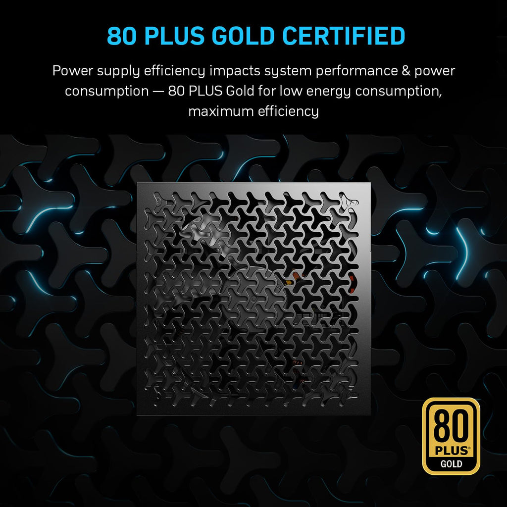 1000W Fully Modular 80+ Gold Certified ATX 3.1 Power Supply M862