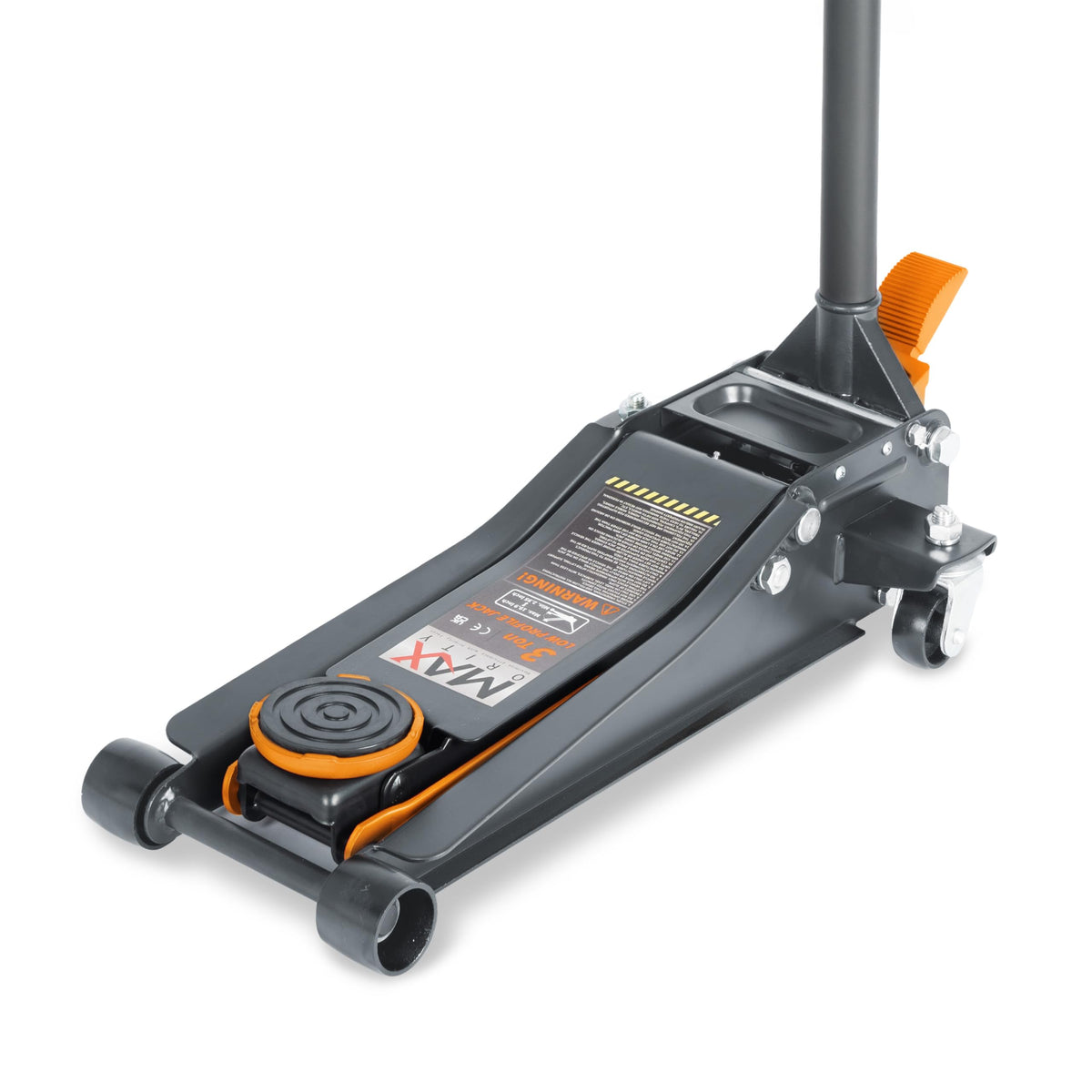 3-Ton Low-Profile Dual Pistons Steel Floor Jack V450