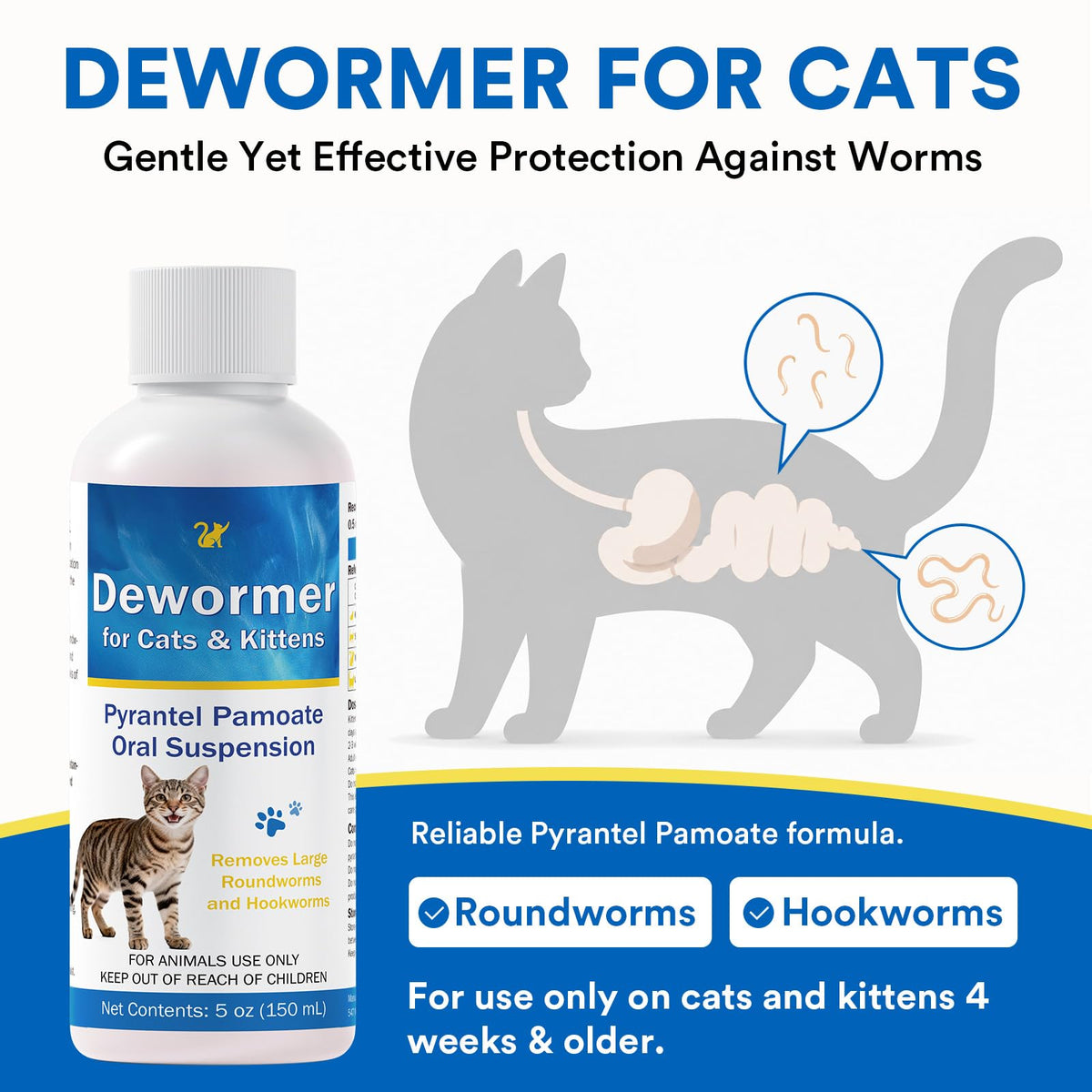 Pyrantel Pamoate Cat Dewormer C4425