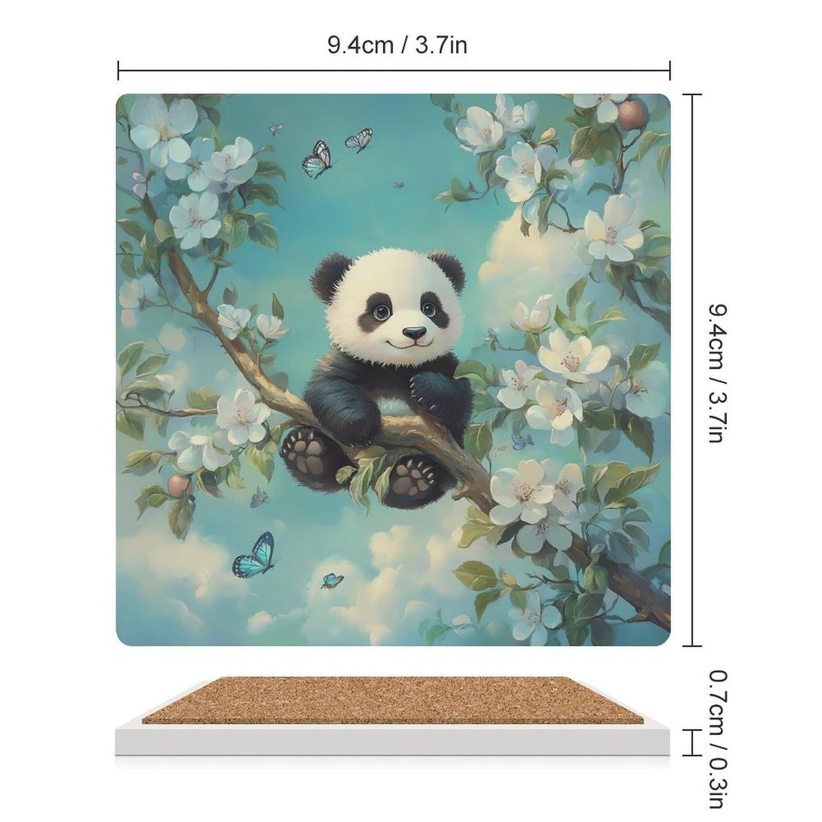 Ceramic Coasters Set M787