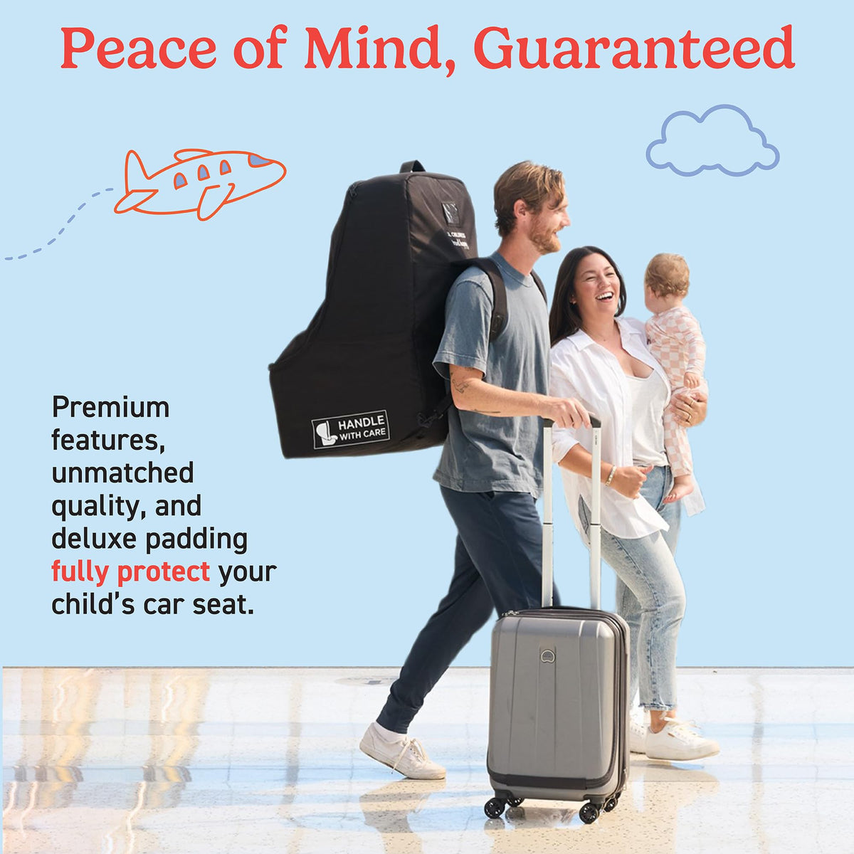 Padded Car Seat Travel Bag Q96723