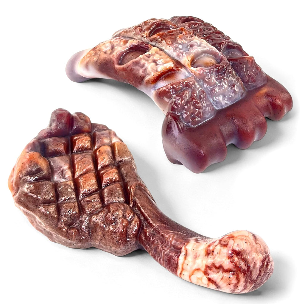 Tough Dog Chew Toys, 2 Pack Hard Nylon Bone C65470