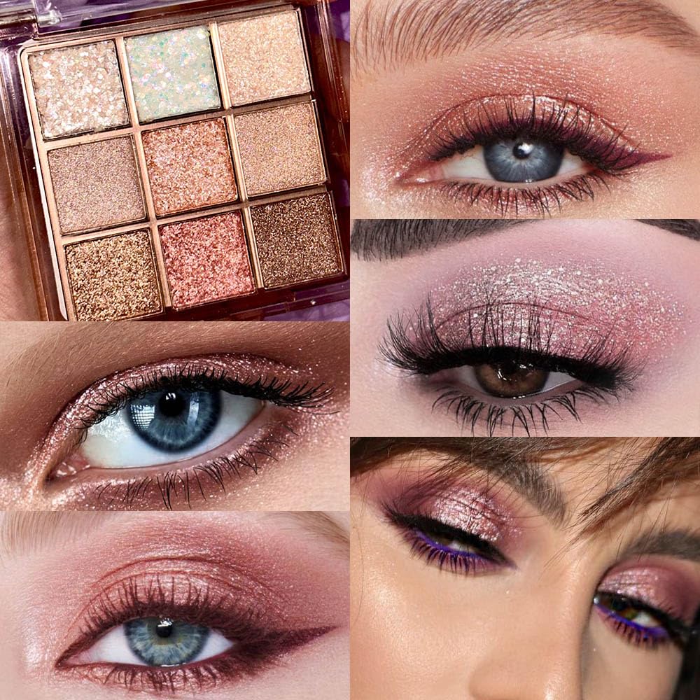 Pink Glitter Eyeshadow Palette I6673
