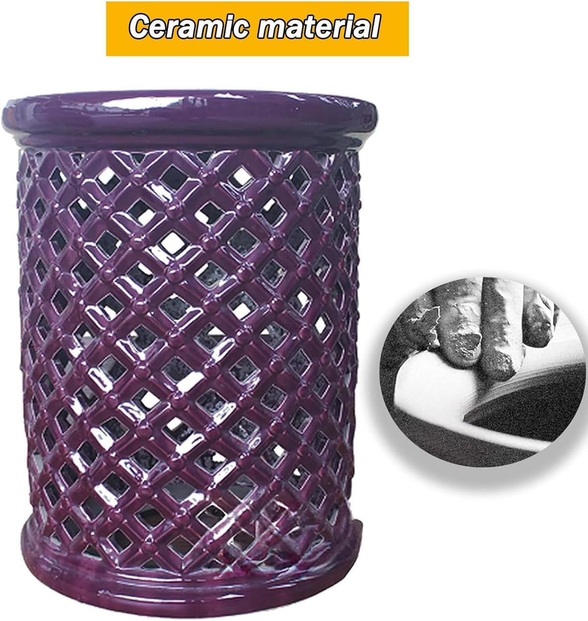 Ceramic Decorative Garden Stool E903761