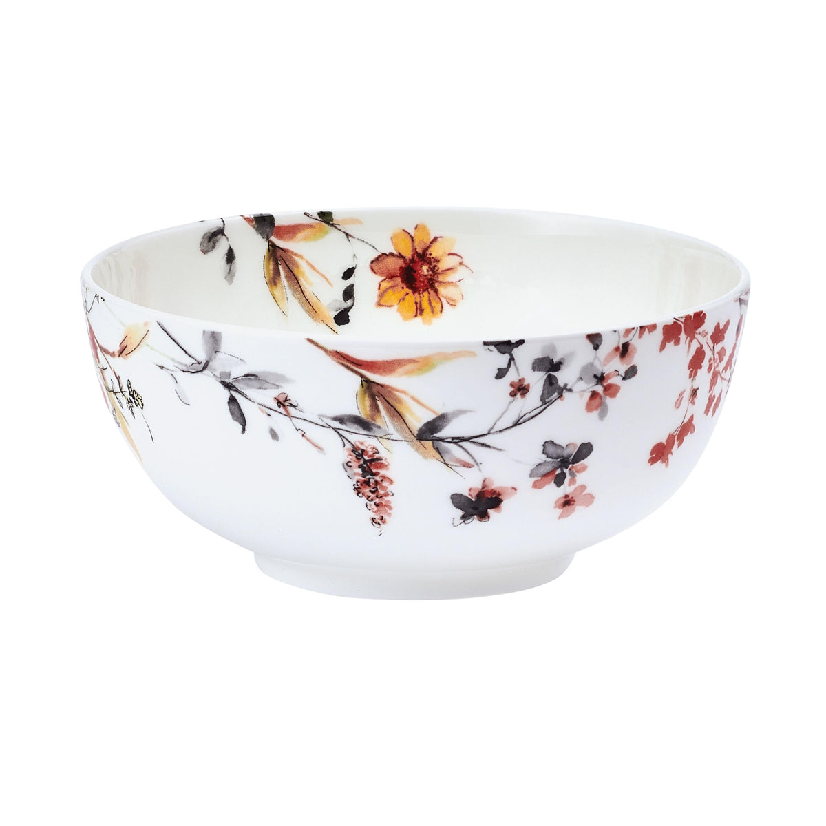 12 Piece Floral Bone China Dinnerware Set P6716