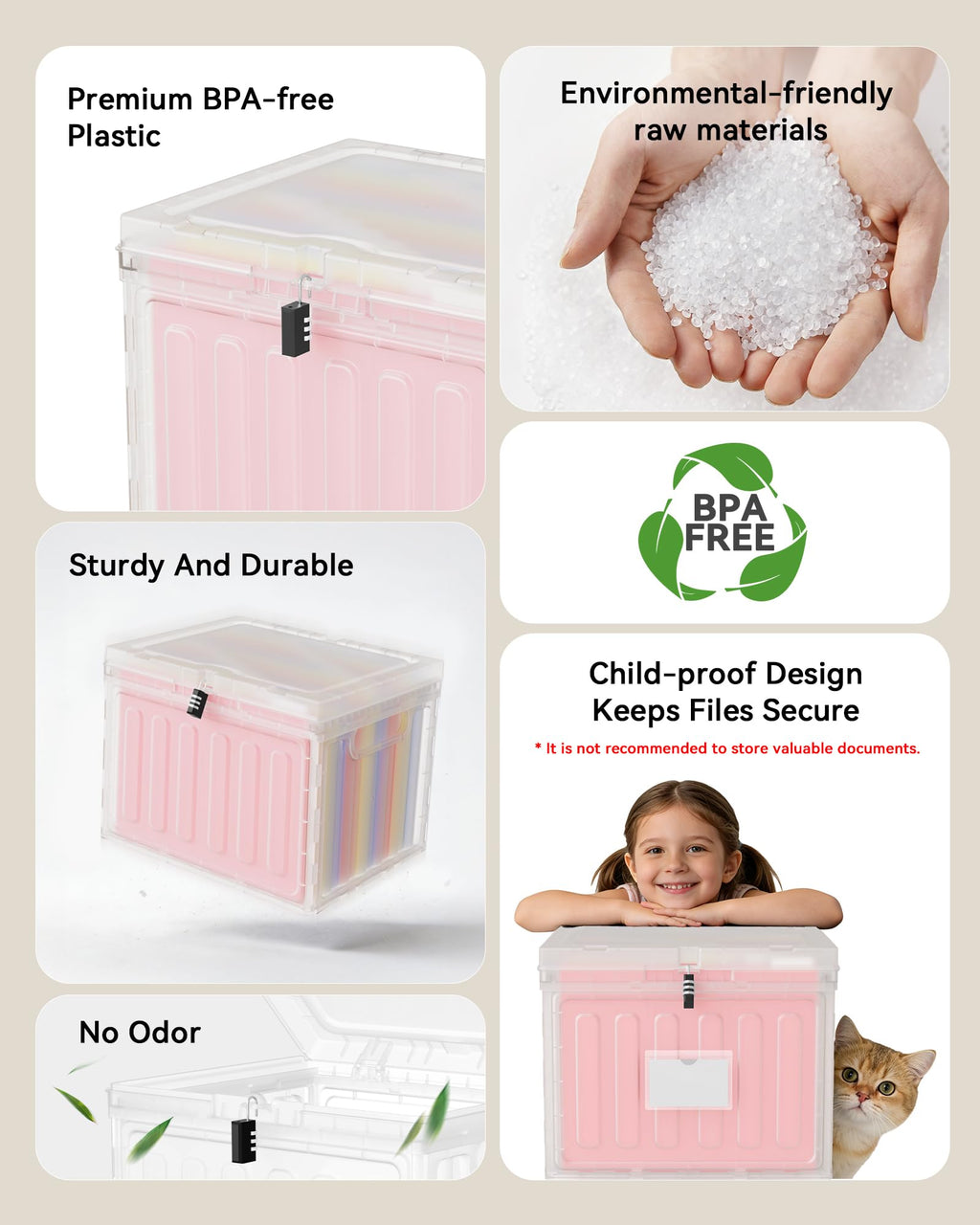2 Drawer Plastic File Cabinet R1630
