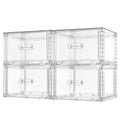 Clear Stackable Storage Drawers 4 Pack 15QT L74834