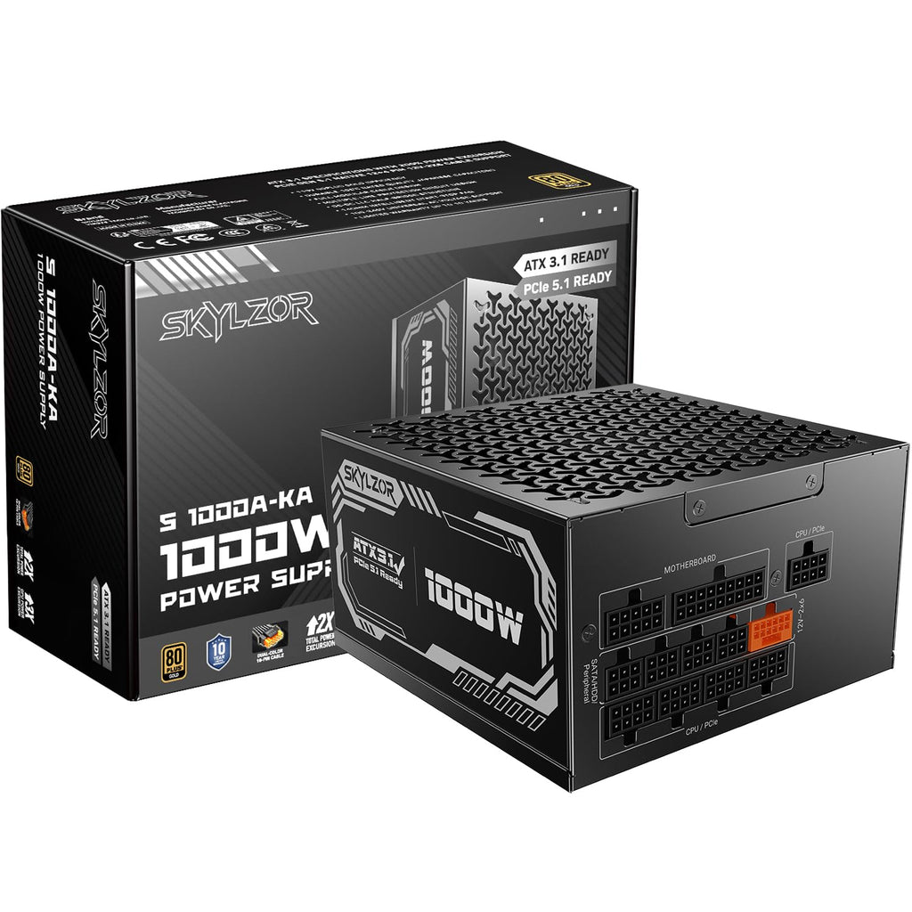 1000W Fully Modular 80+ Gold Certified ATX 3.1 Power Supply M862