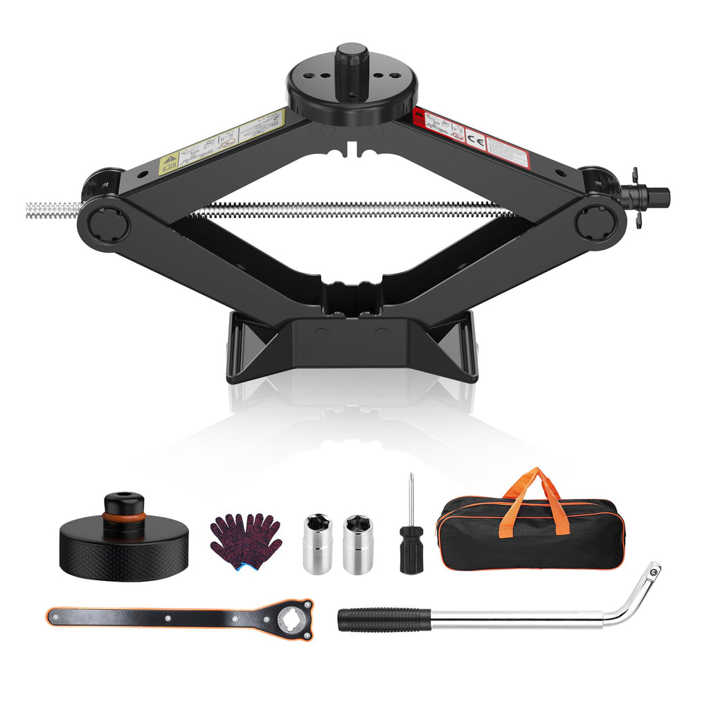 Scissor Jack Kit with Lug Wrench and Jack Pad B8745