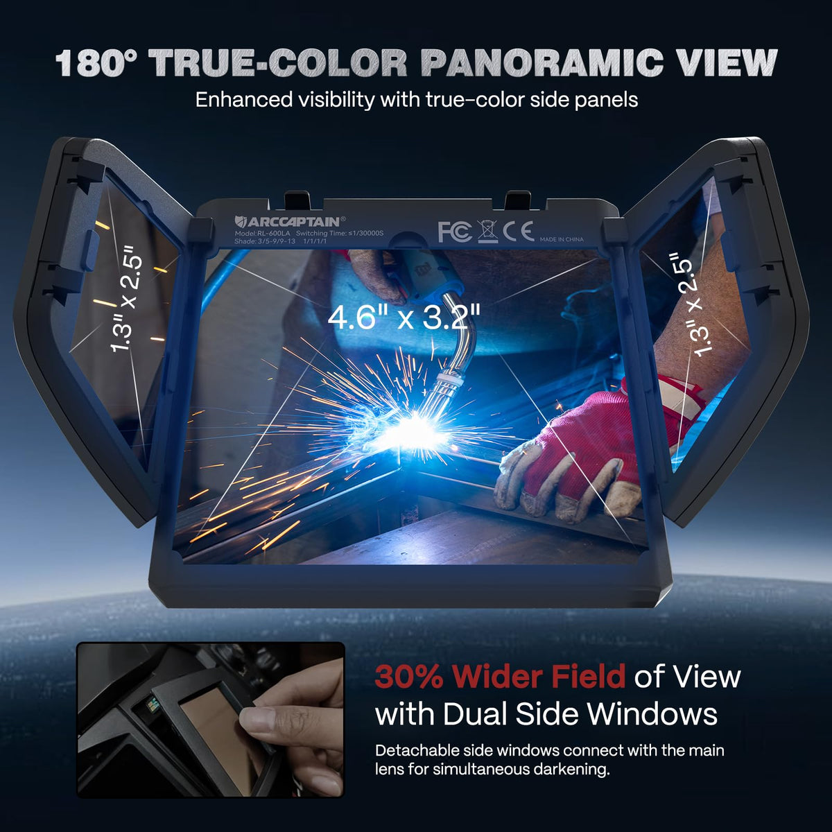 Auto-Darkening Welding Helmet W6398