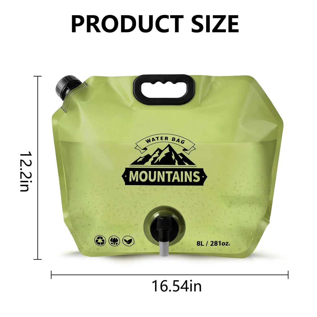 Collapsible 2 Gallon BPA-free Water Container I818850
