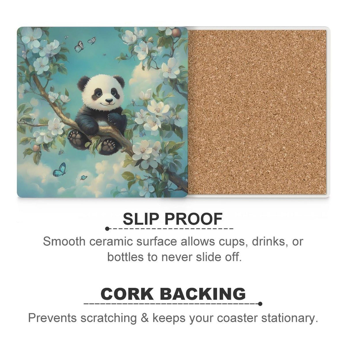 Ceramic Coasters Set M787