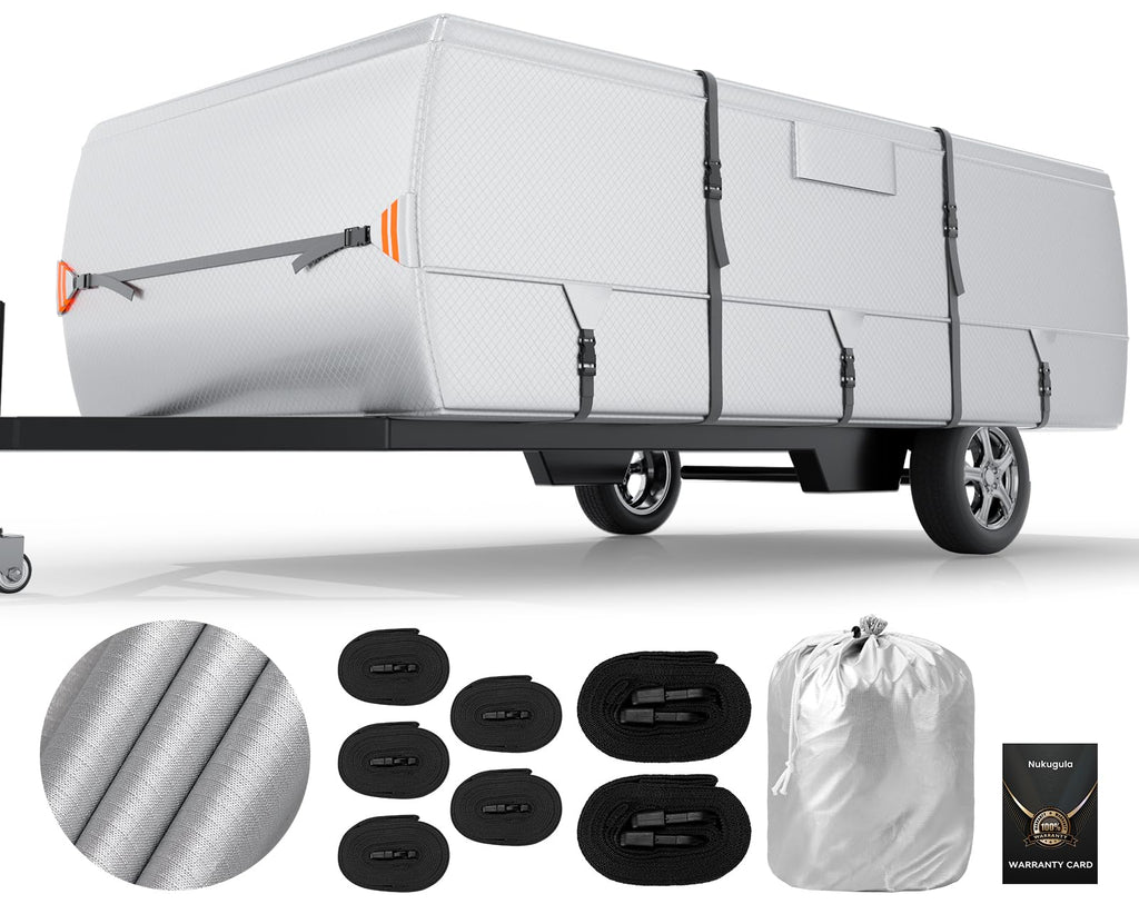 14'-16' Waterproof Oxford Fabric Camper Cover Q3427
