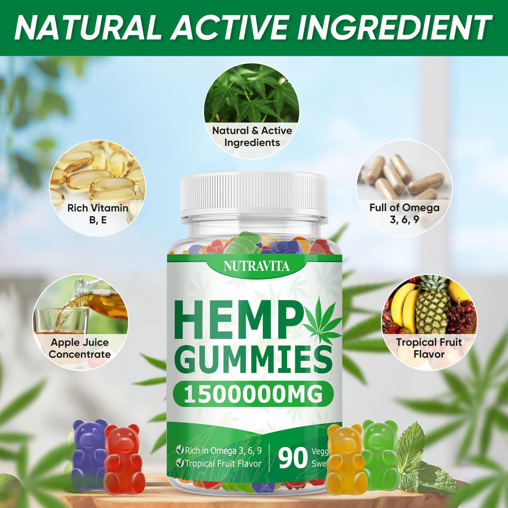 Fruit Hemp Gummies 180 Gummies B321779