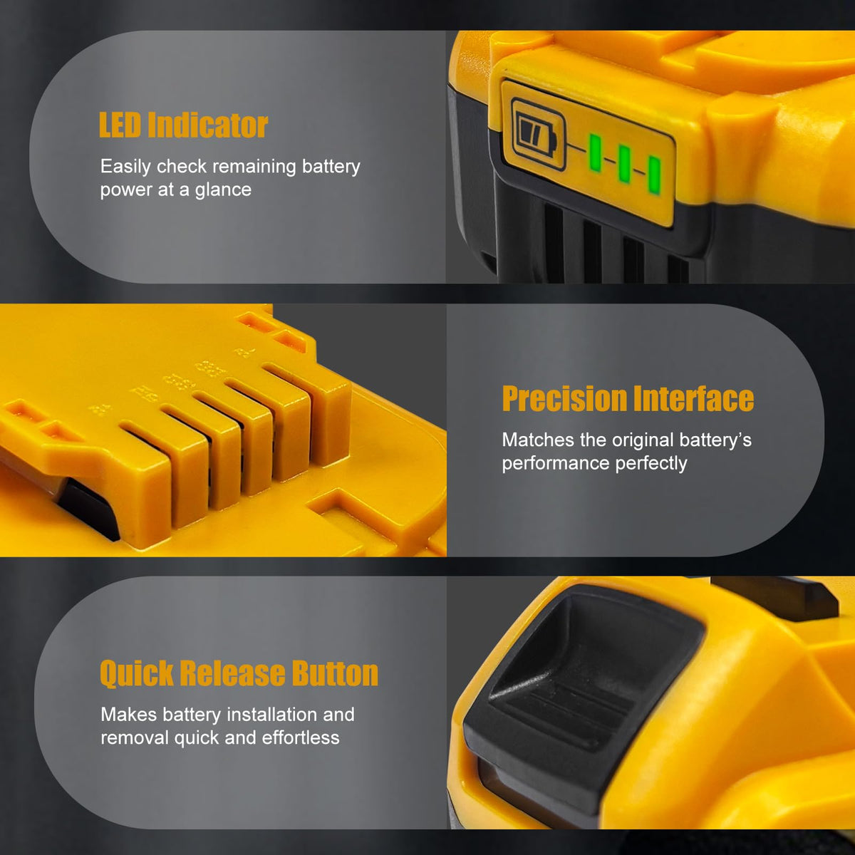 8Ah Replacement Battery for 20V Max Tools P3655