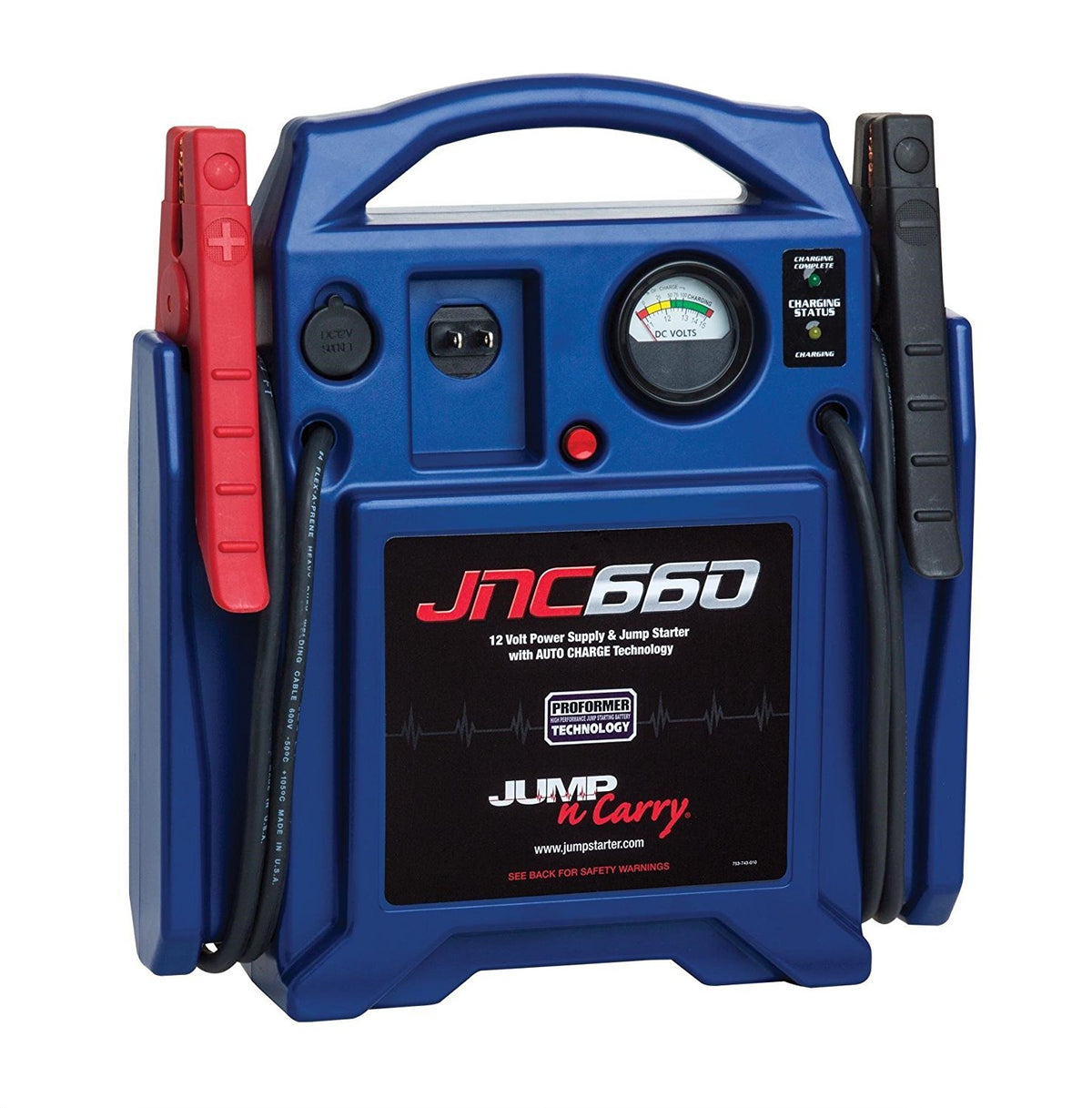 1700 Peak Amp 12 Volt Jump Starter D24490