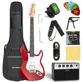 39" Full Size HSS Pick Up Electric Guitar Beginner Kit O34989