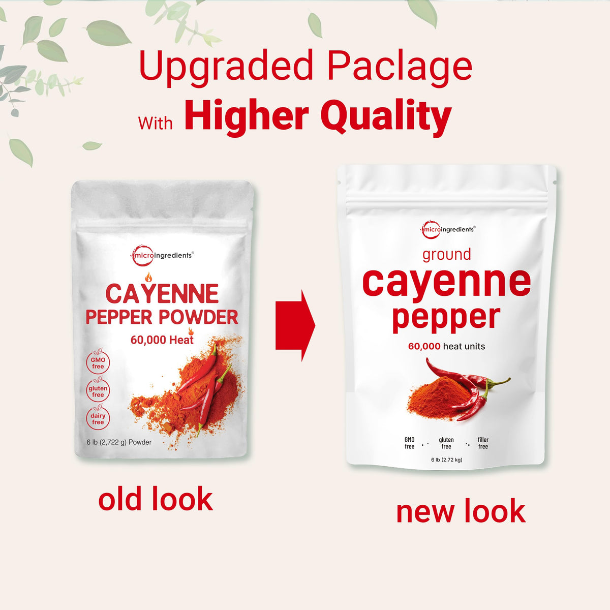 Ground Cayenne Pepper Powder 6lbs 60,000 SHU A4498