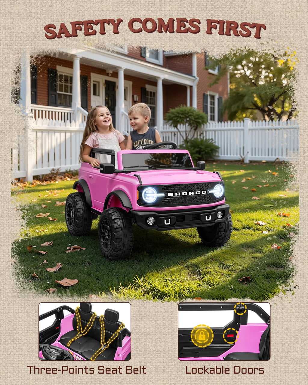 24V 2 Seater Electric Ride on Truck with Remote Control P448