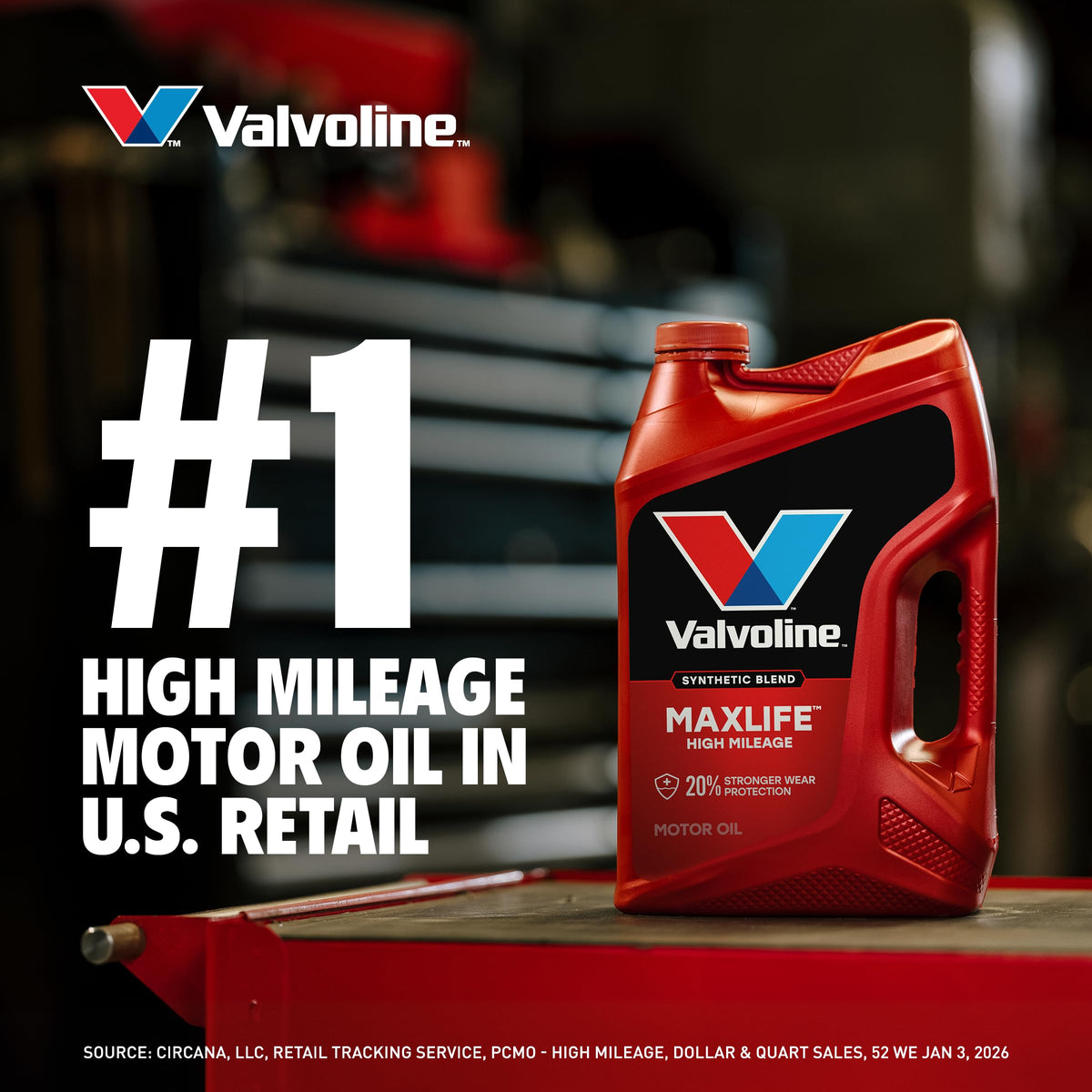 10W-40 Synthetic Blend Motor Oil 5 QT X79640