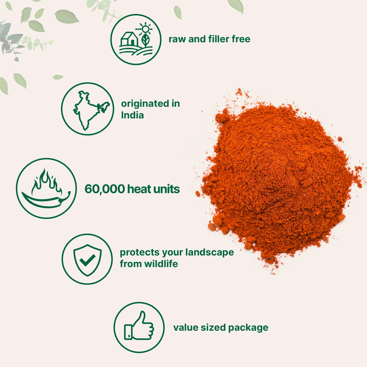 Ground Cayenne Pepper Powder 6lbs 60,000 SHU A4498