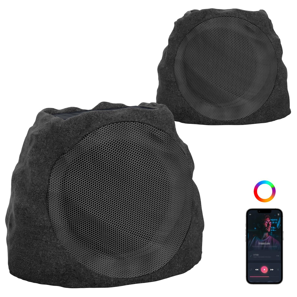 Waterproof Solar Powered Rechargeable Bluetooth Outdoor Speakers I57356
