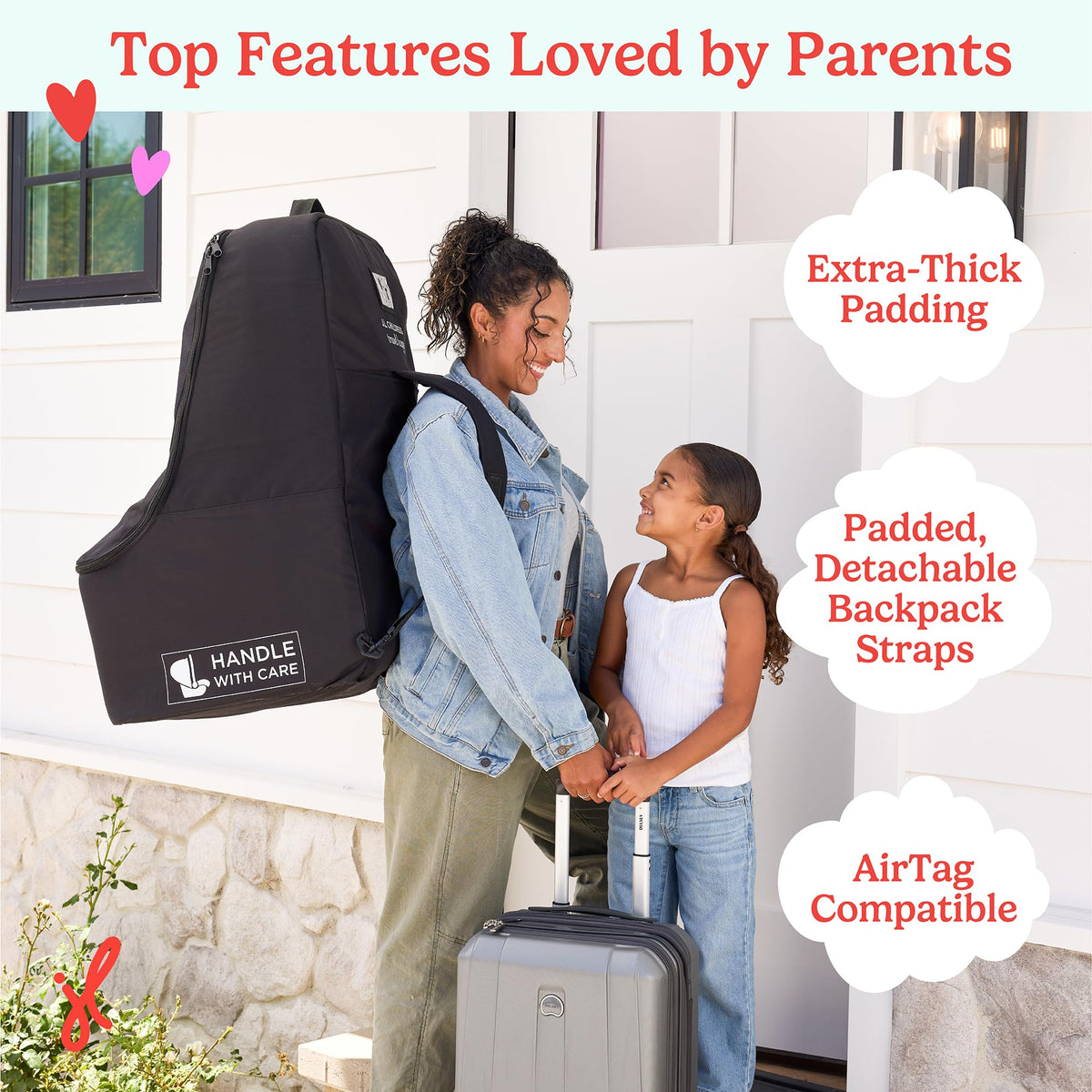 Padded Car Seat Travel Bag Q96723