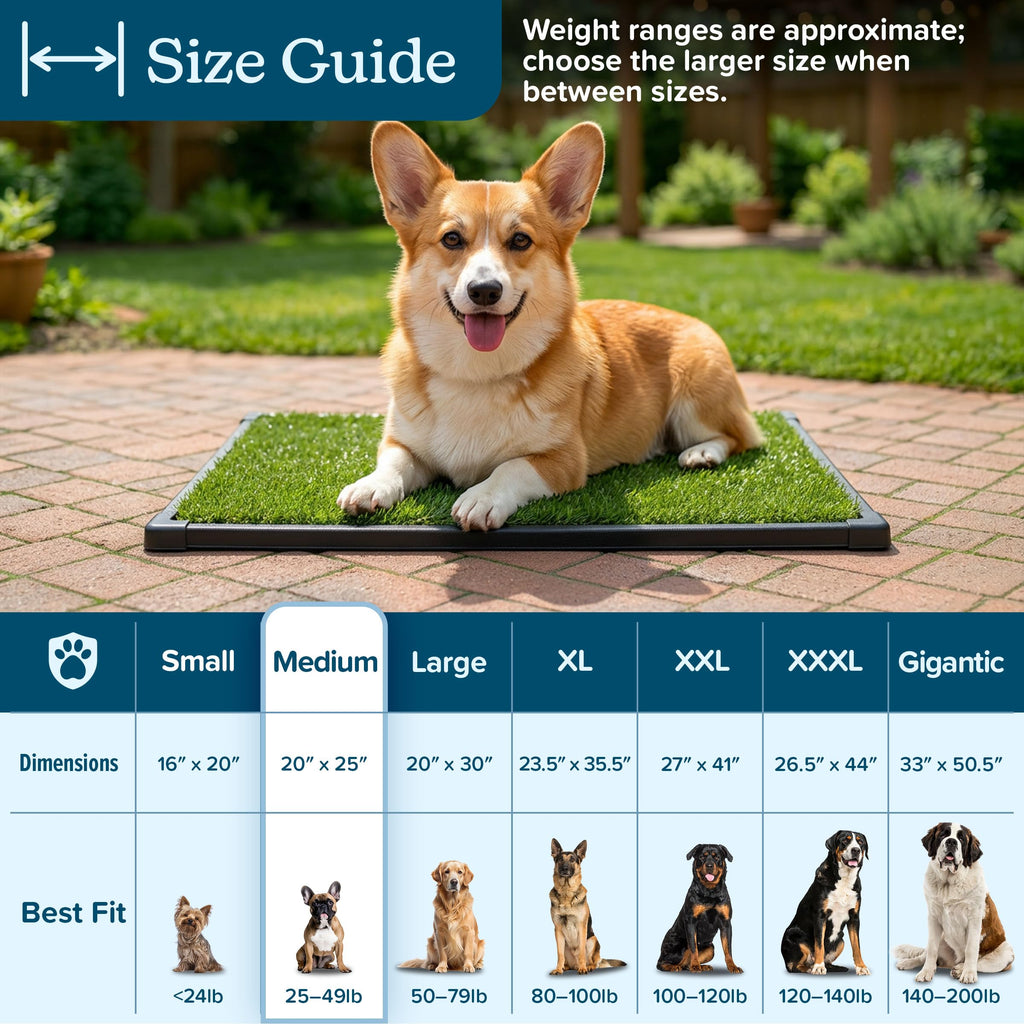 Artificial Grass Puppy Pee Pad Set of 3 S86849