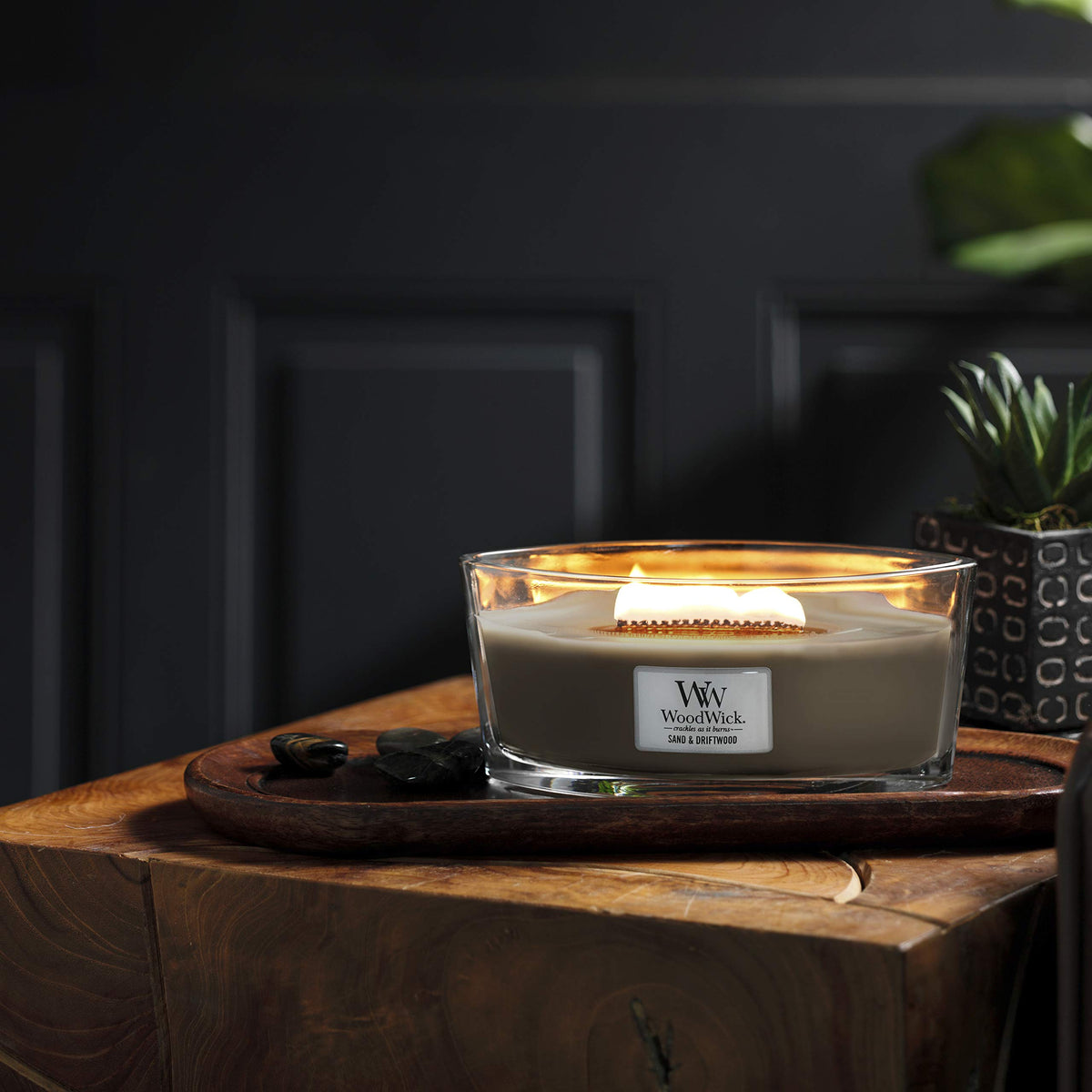 Scented Candle with Crackling Wick Z21471
