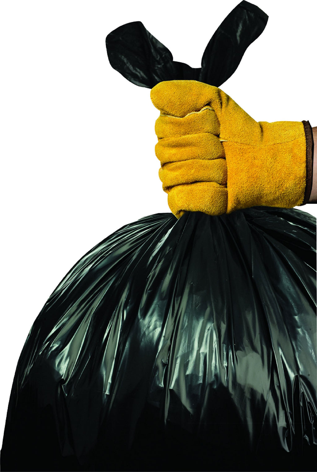 Black 40-45 Gal Coreless Roll Trash Bags Y8313