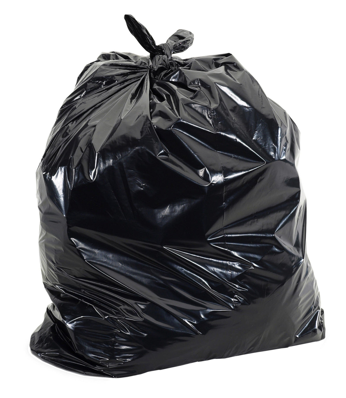 Black 40-45 Gal Coreless Roll Trash Bags Y8313