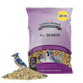 20 Pounds Bird Seed Blend with Cut Corn, Wheat, White & Red Millet, Black Oil Sunflower Seeds J765644