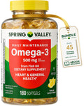 Omega-3 500 mg Fish Oil Dietary Supplements Q556072