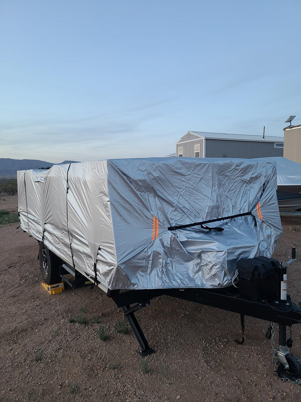 14'-16' Waterproof Oxford Fabric Camper Cover Q3427
