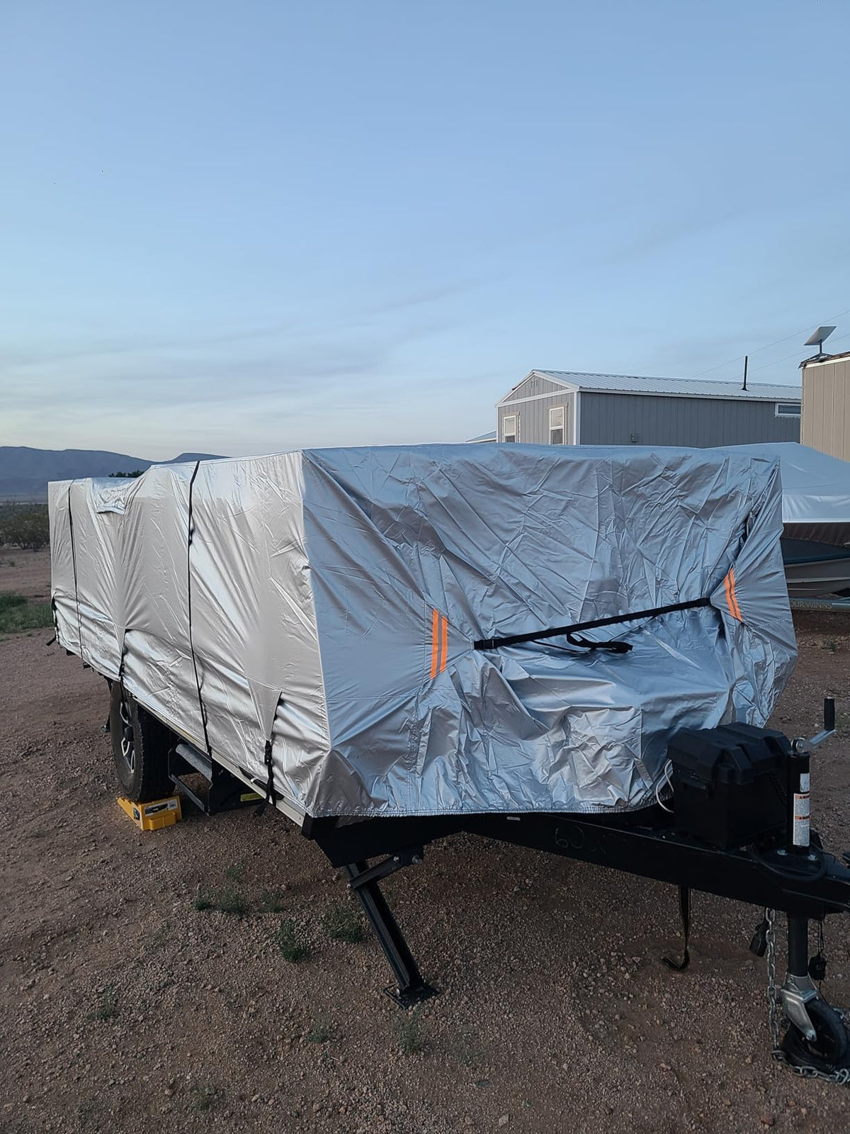 14'-16' Waterproof Oxford Fabric Camper Cover Q3427