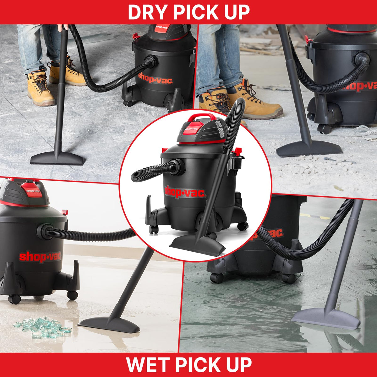 8 Gallon Wet/Dry Vacuum with Blower J84202