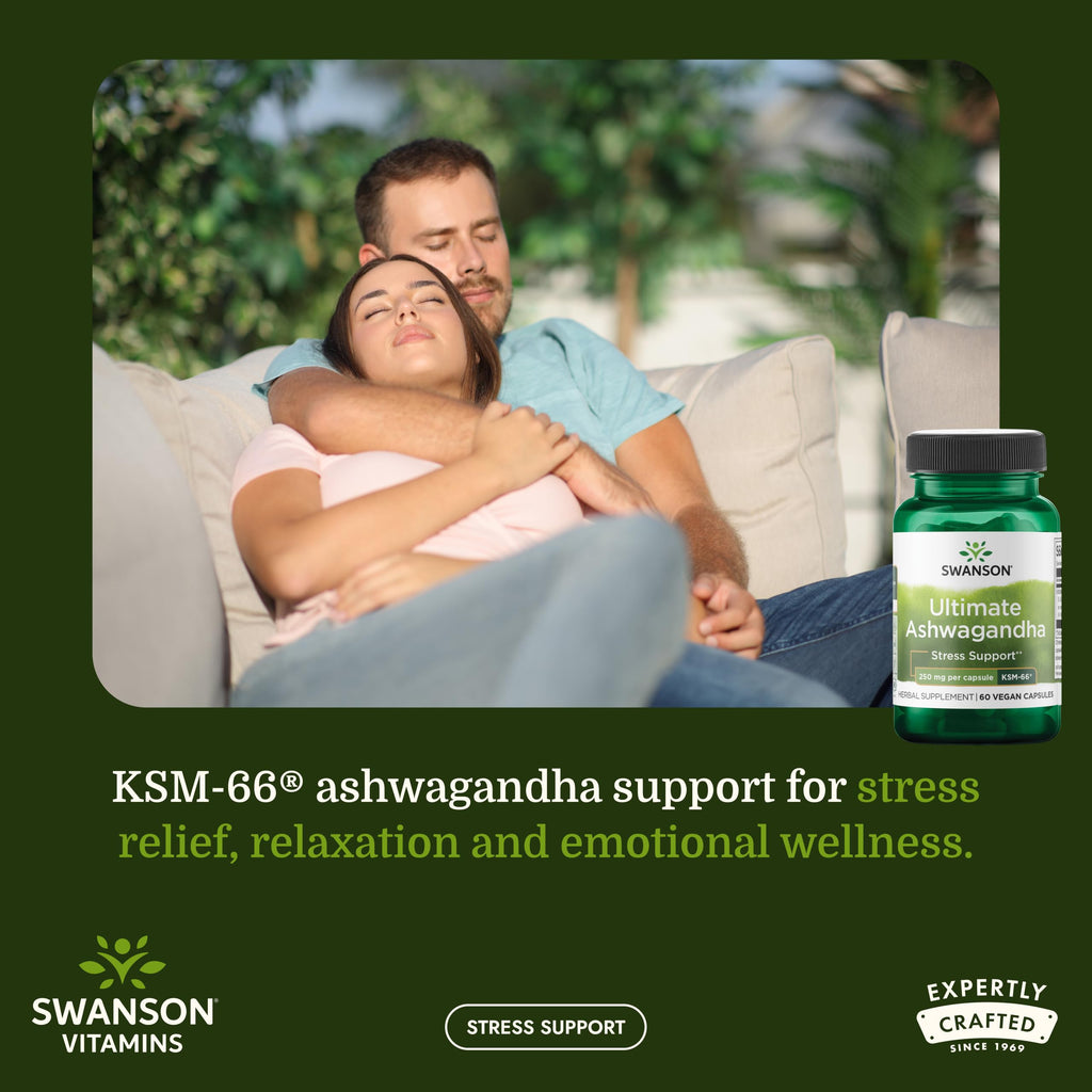 Ashwagandha 250 mg 60 Veggie Capsules Y108