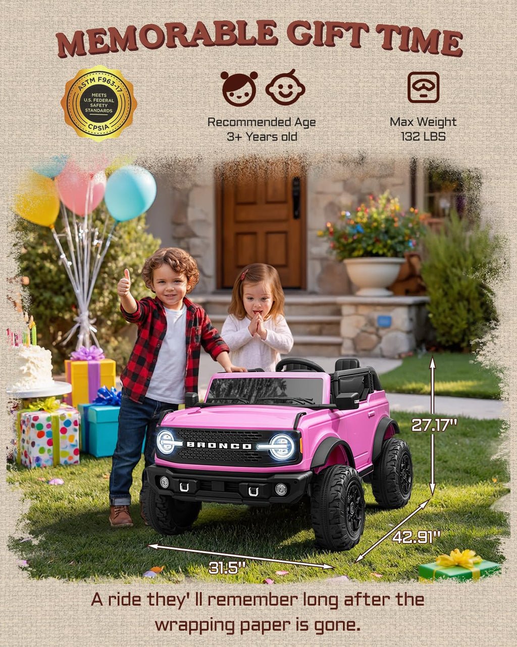 24V 2 Seater Electric Ride on Truck with Remote Control P448