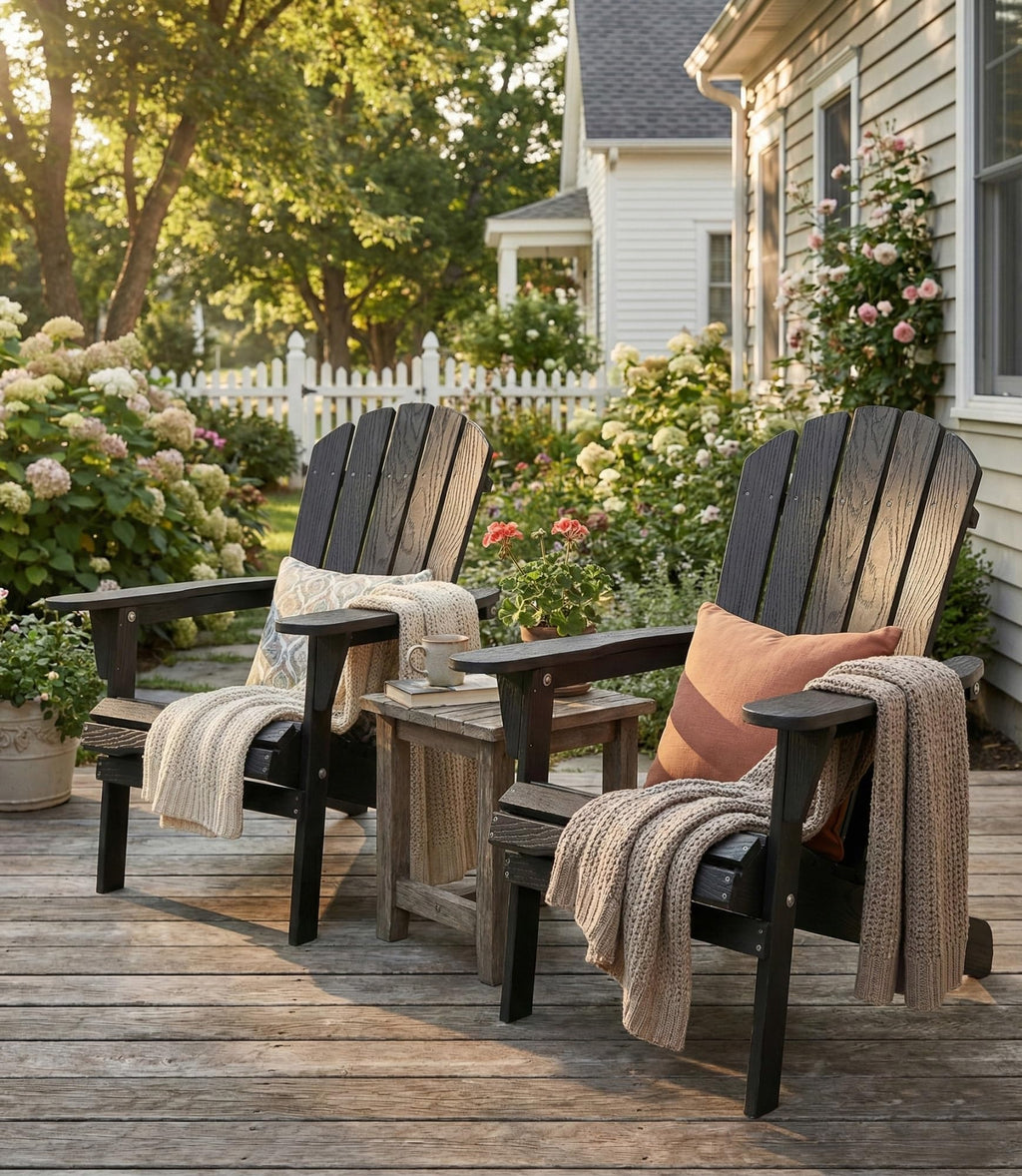 Folding Solid Cedar Wood Adirondack Chair A1964