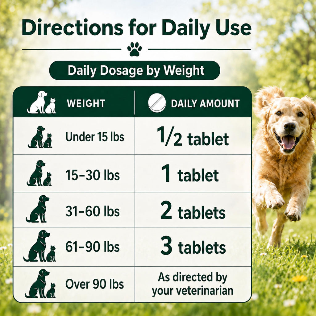 Dog Joint Supplement 60 Chewable Tablets U760