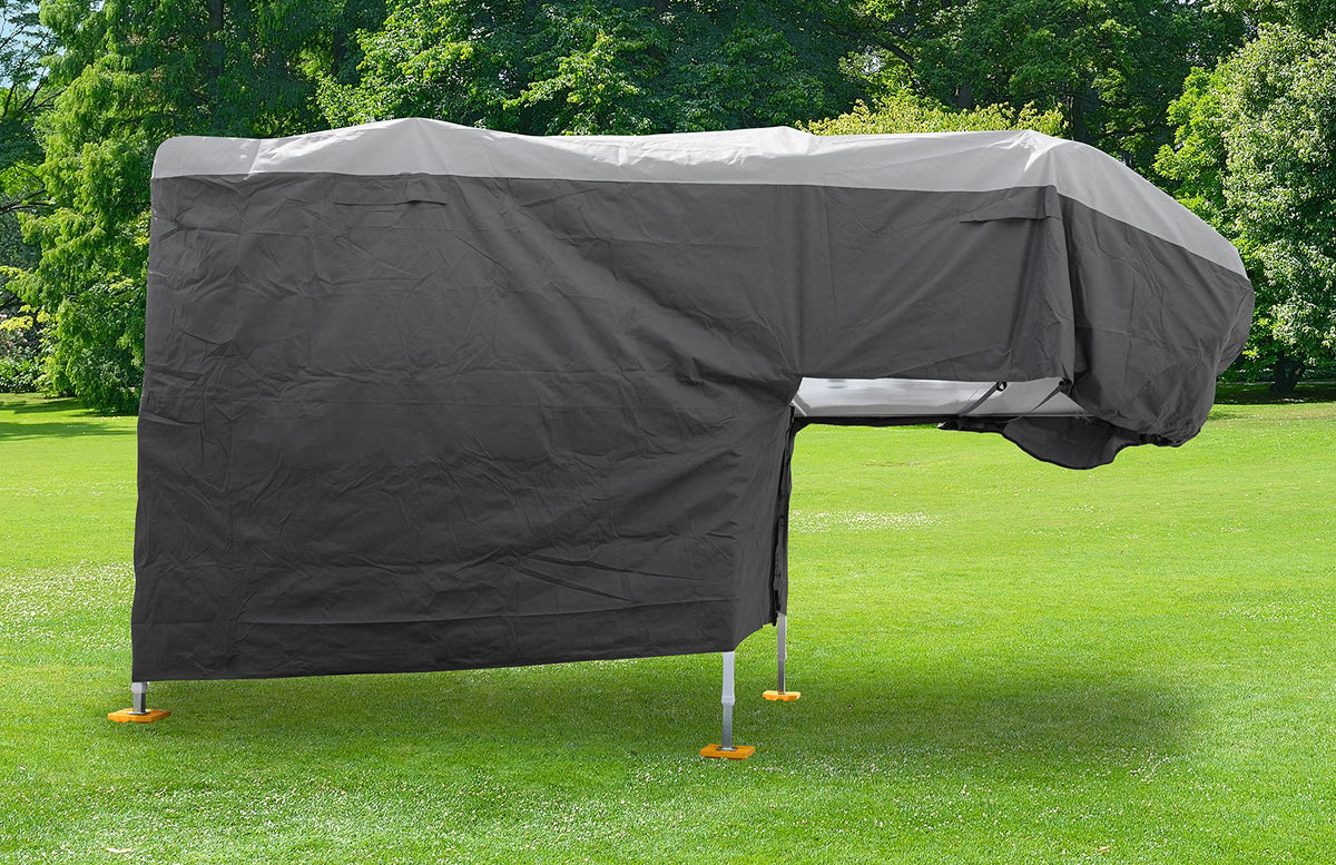 Polypropylene Camper RV Cover with Zipper Entry Doors and Air Vents A24161