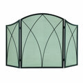 Arched 3-Panel Fireplace Screen N256
