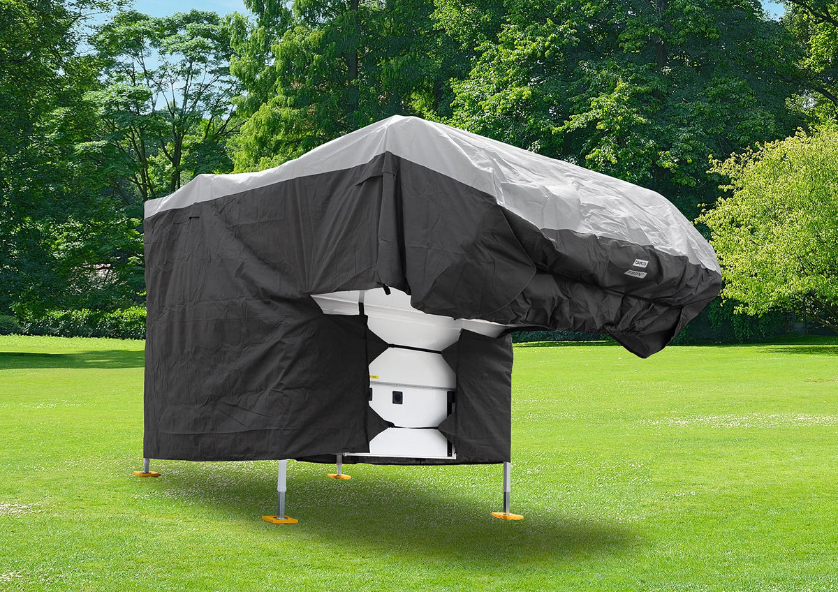 Polypropylene Camper RV Cover with Zipper Entry Doors and Air Vents A24161